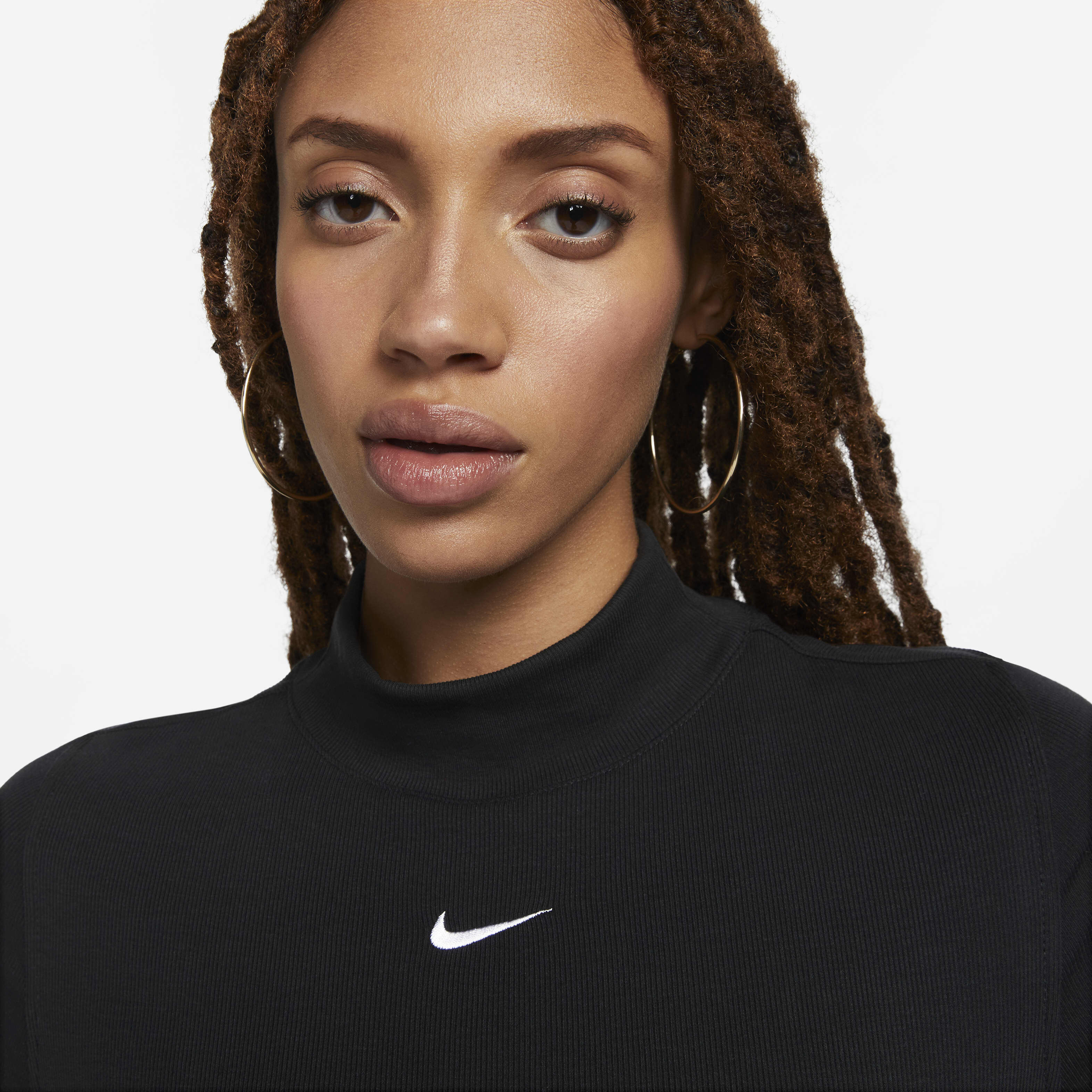 Nike mock neck short sleeve store
