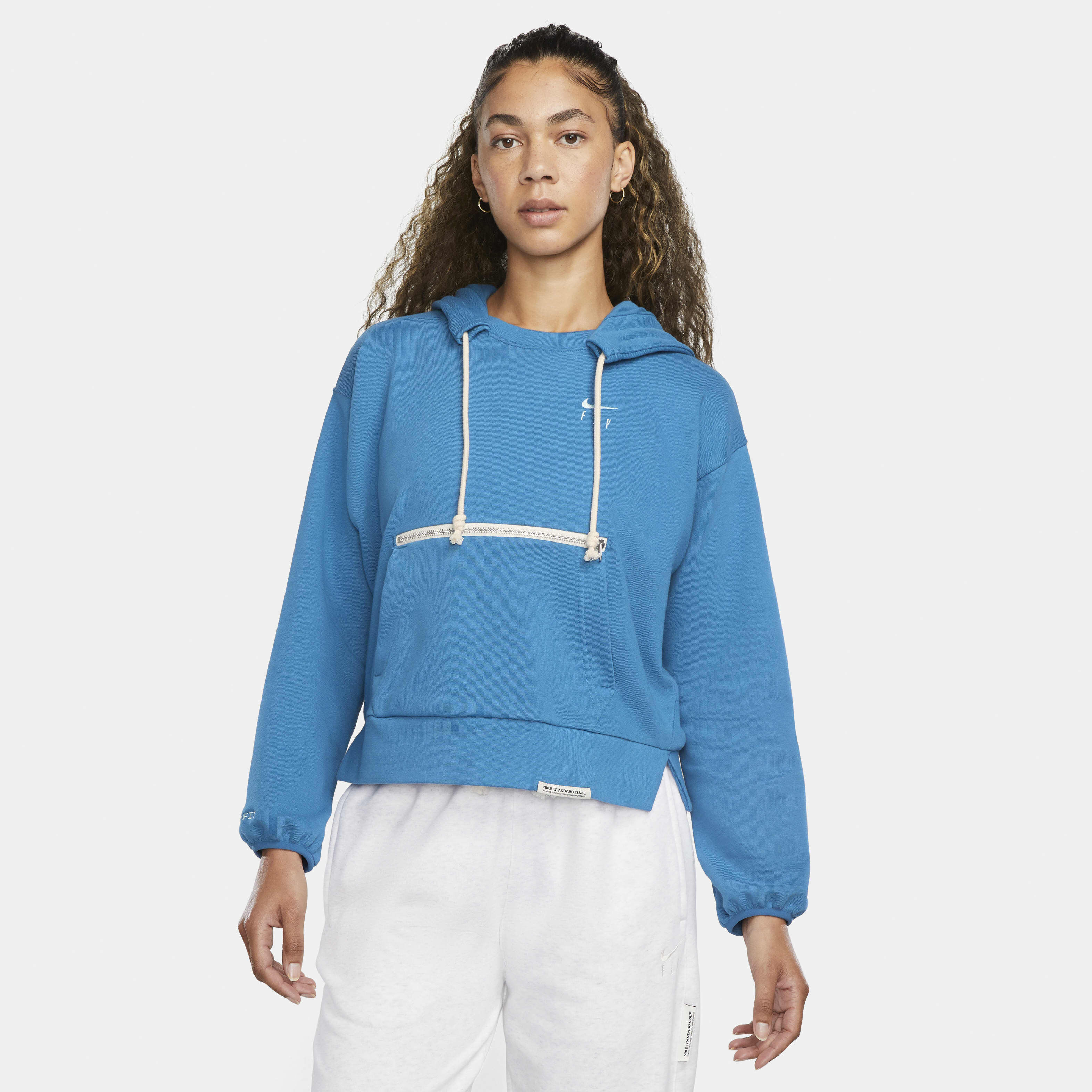Buy Nike Dri FIT Swoosh Fly Standard Issue Women s Pullover Basketball Hoodie Nike UAE Official