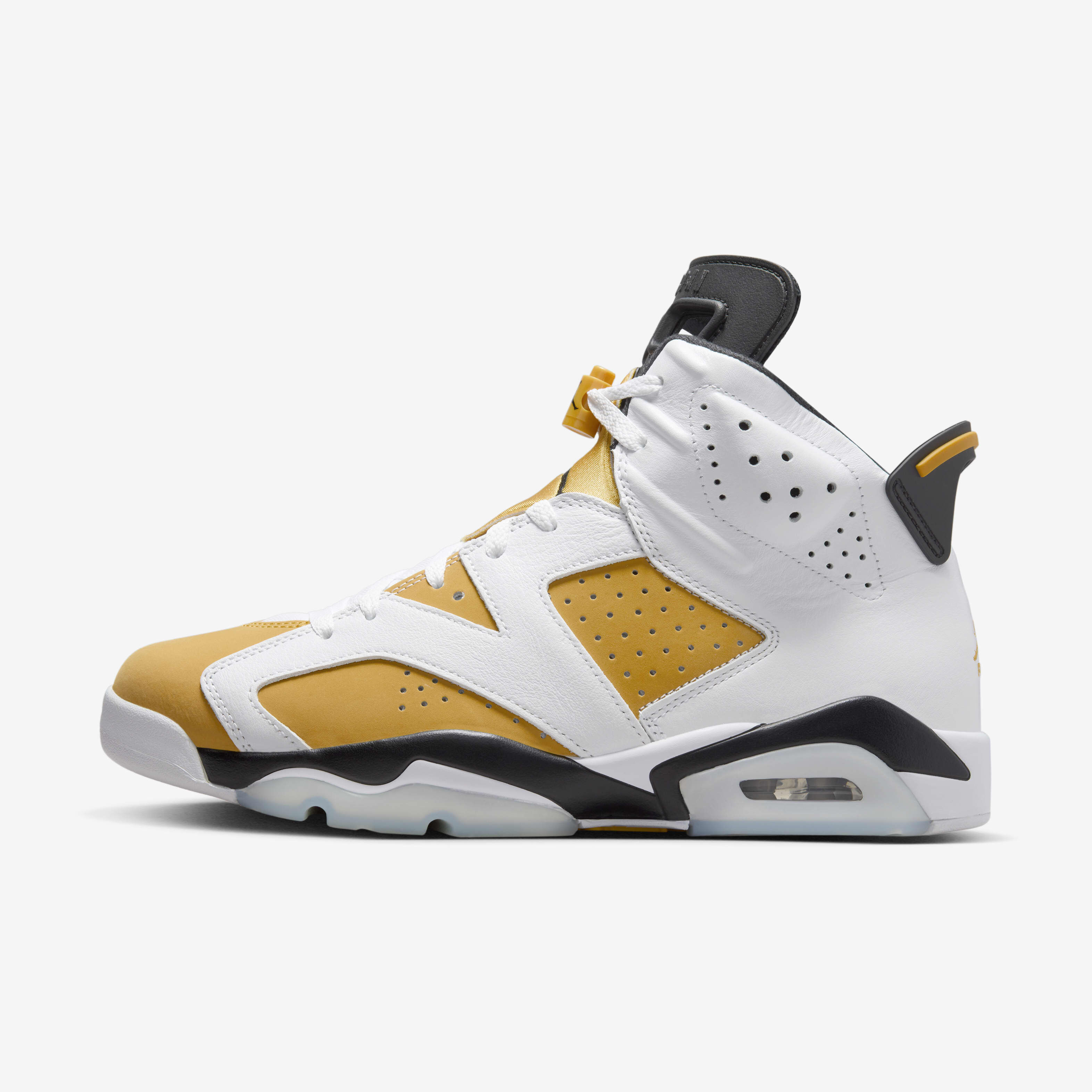 Buy Air Jordan 6 Retro Men s Shoes White Black Yellow Ochre Nike UAE Official