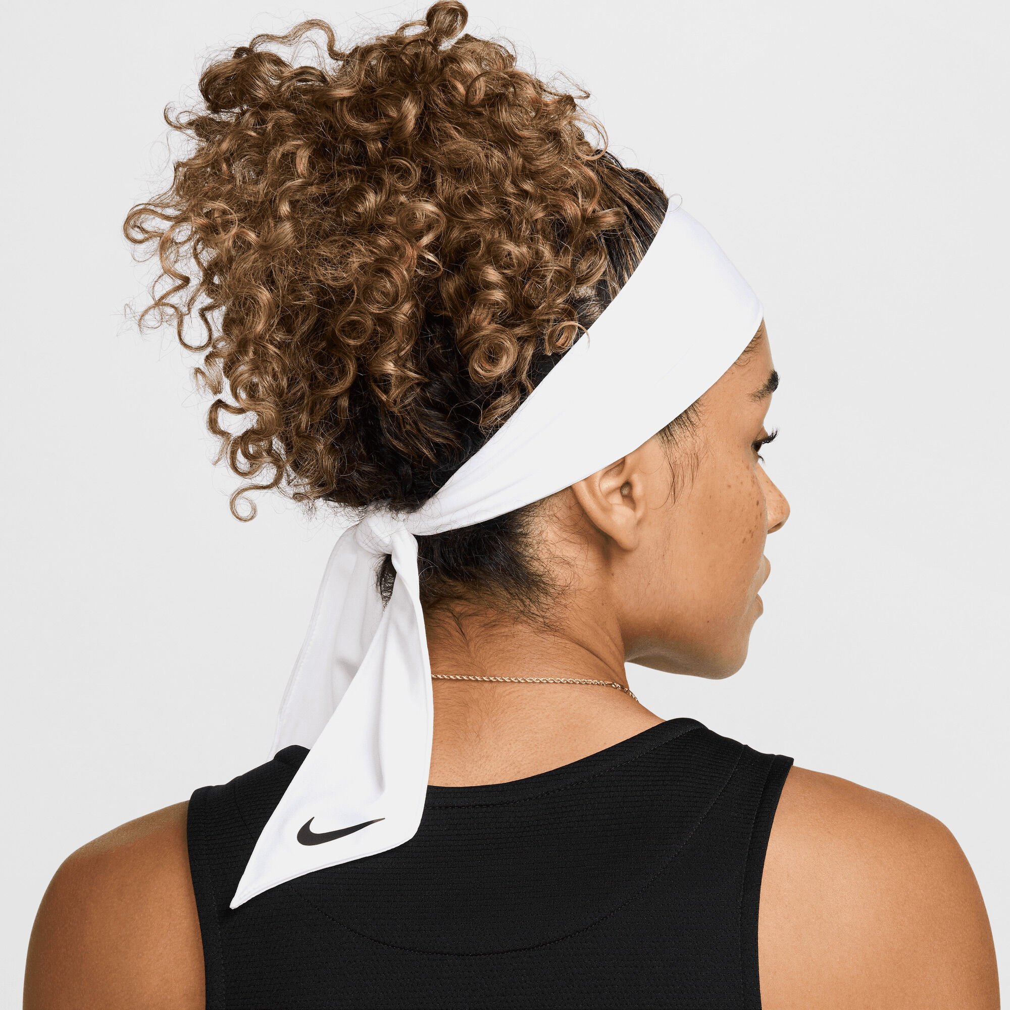 Buy WNBA Nike Dri-FIT Head Tie - White/Black @ Nike UAE
