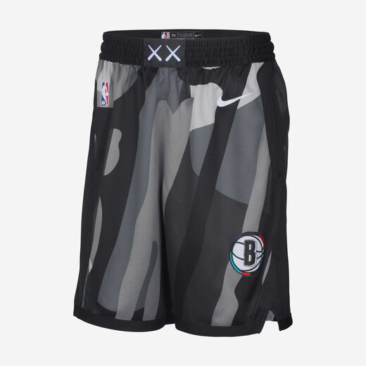 Shorts-Nike, Brooklyn Nets 2024/25 City Edition, Men's Nike Dri-FIT NBA Swingman Shorts