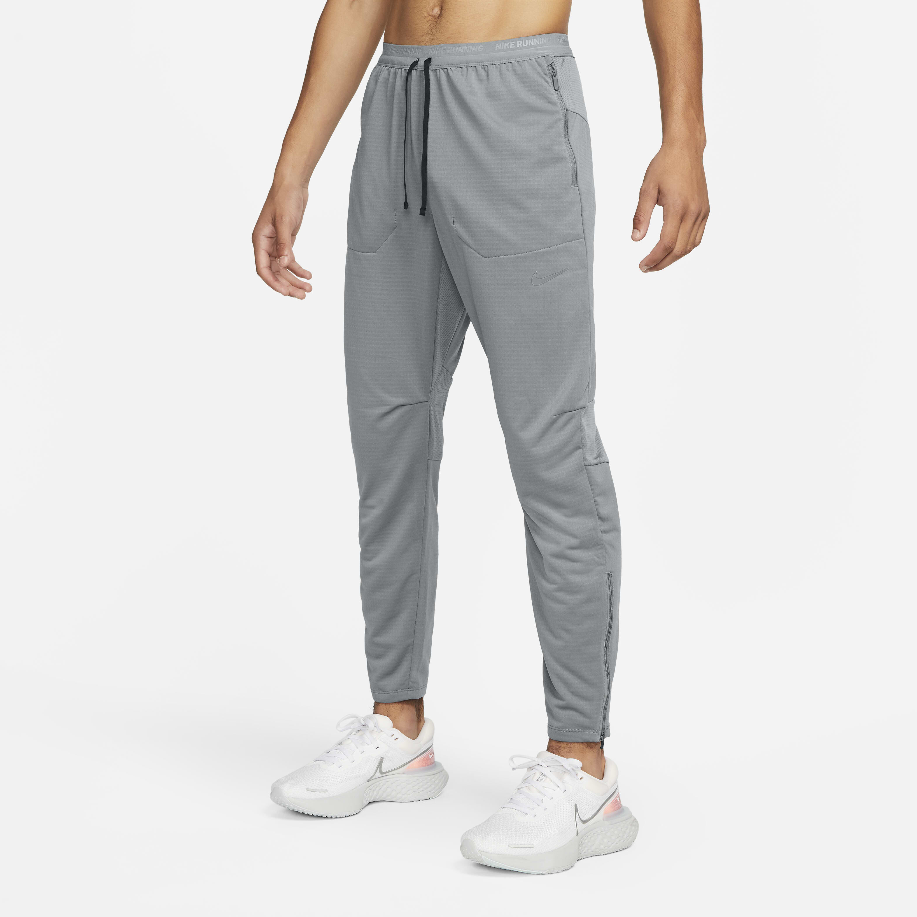 Nike grey sweatpants dri fit deals