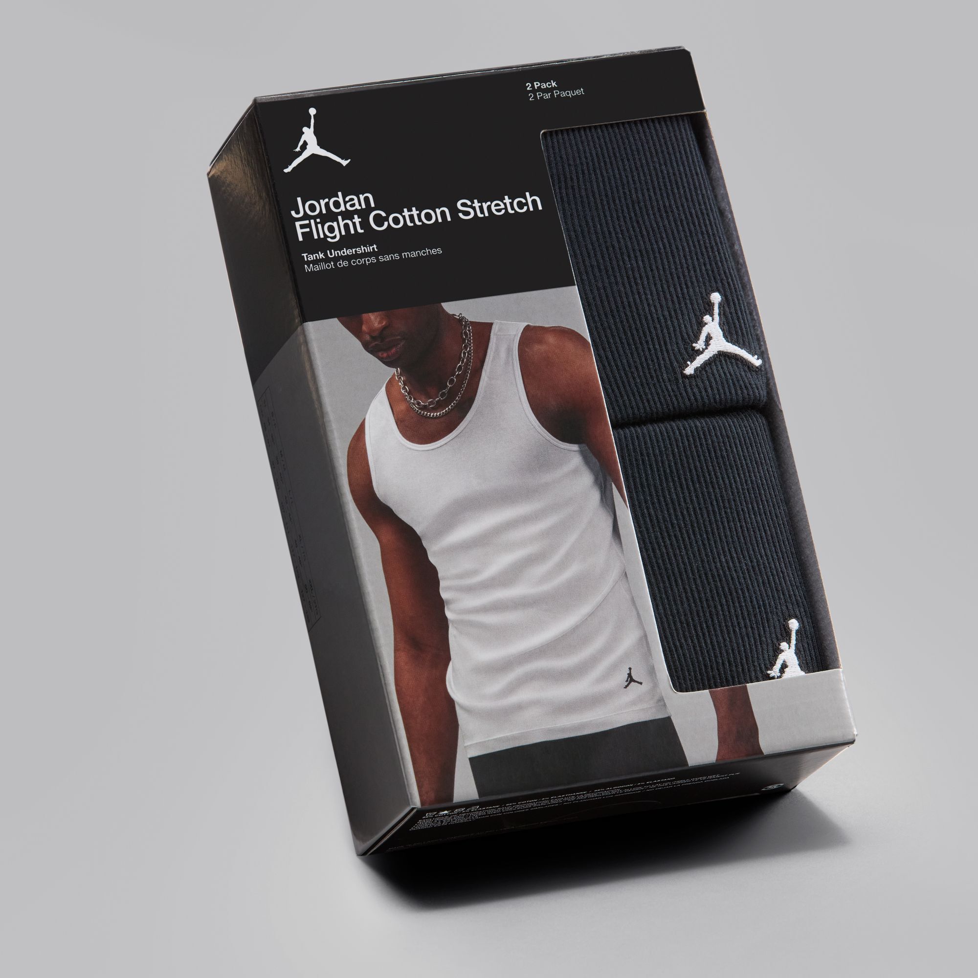 Buy Jordan Flight Base Big Kids Tank Top 2 Pack Black Nike UAE Official