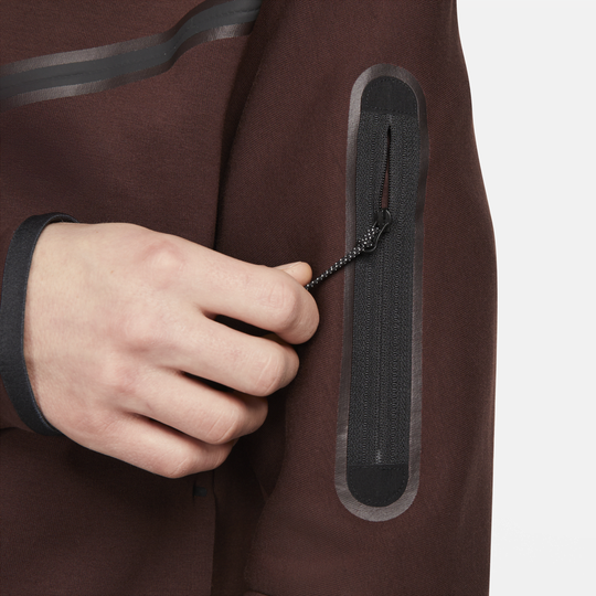 Nike tech fleece night top maroon