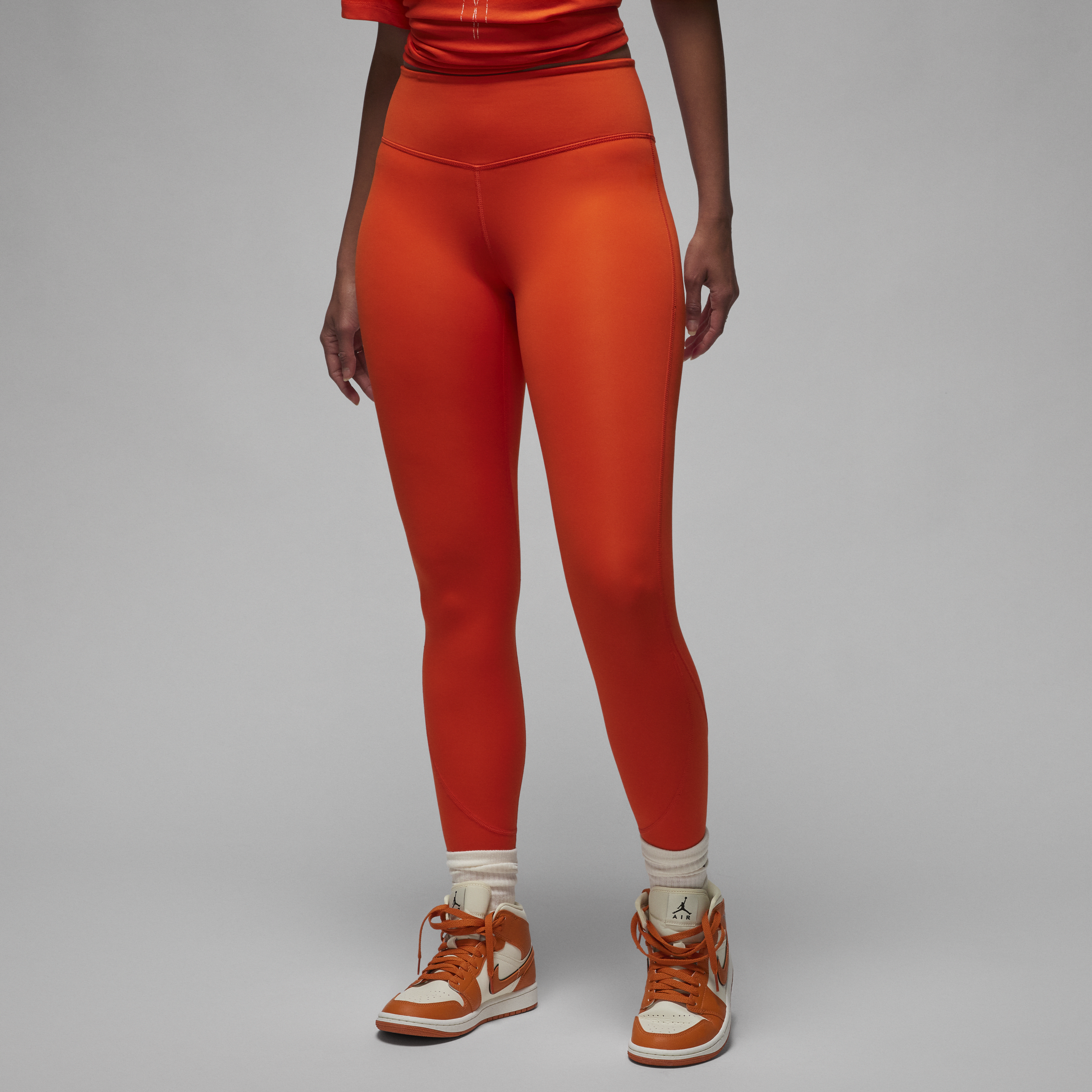 Orange 2025 nike tights
