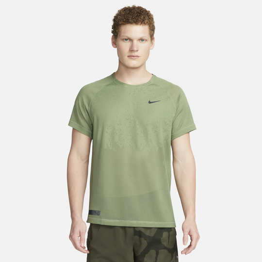 Nike dri fit olive green best sale