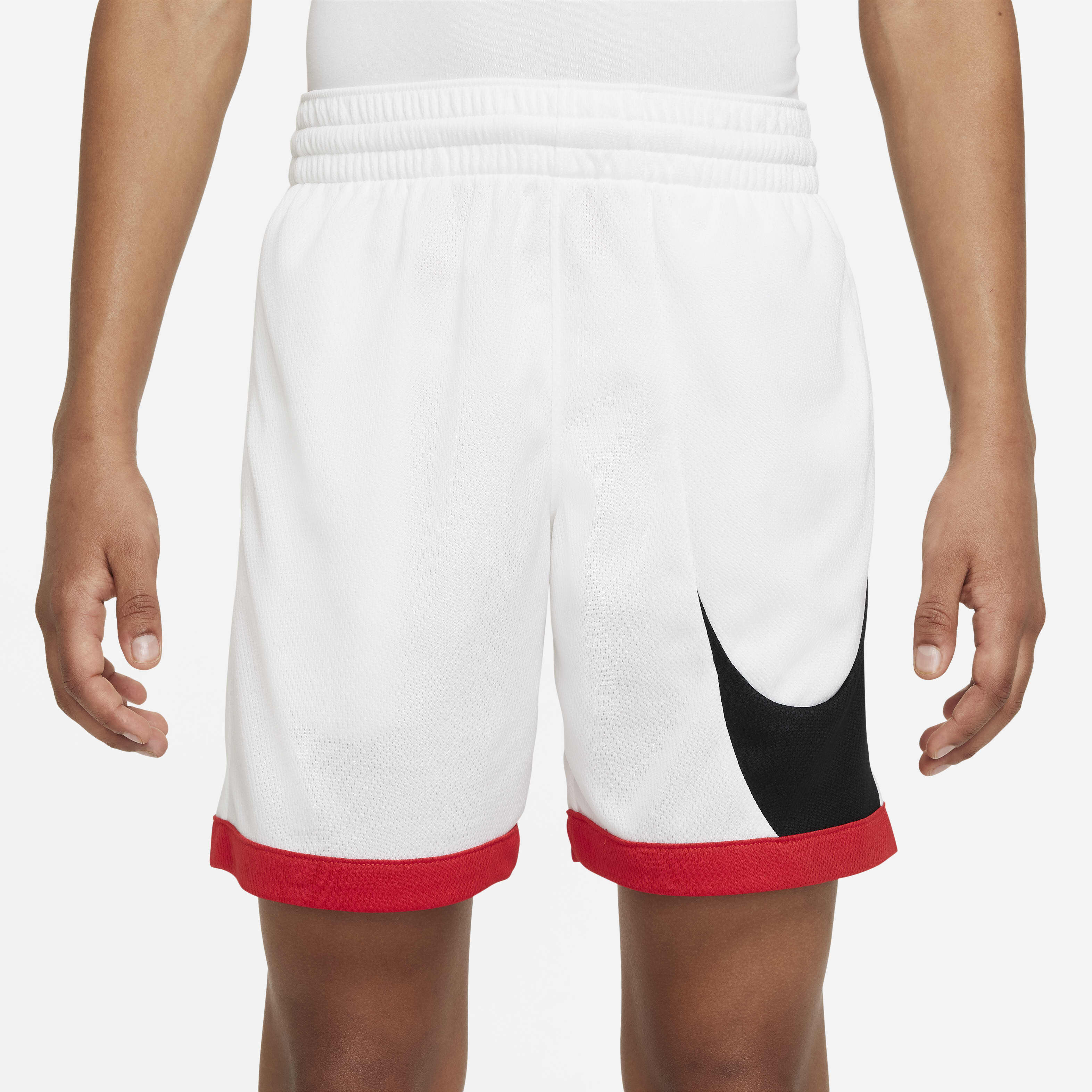 Youth white nike shorts top