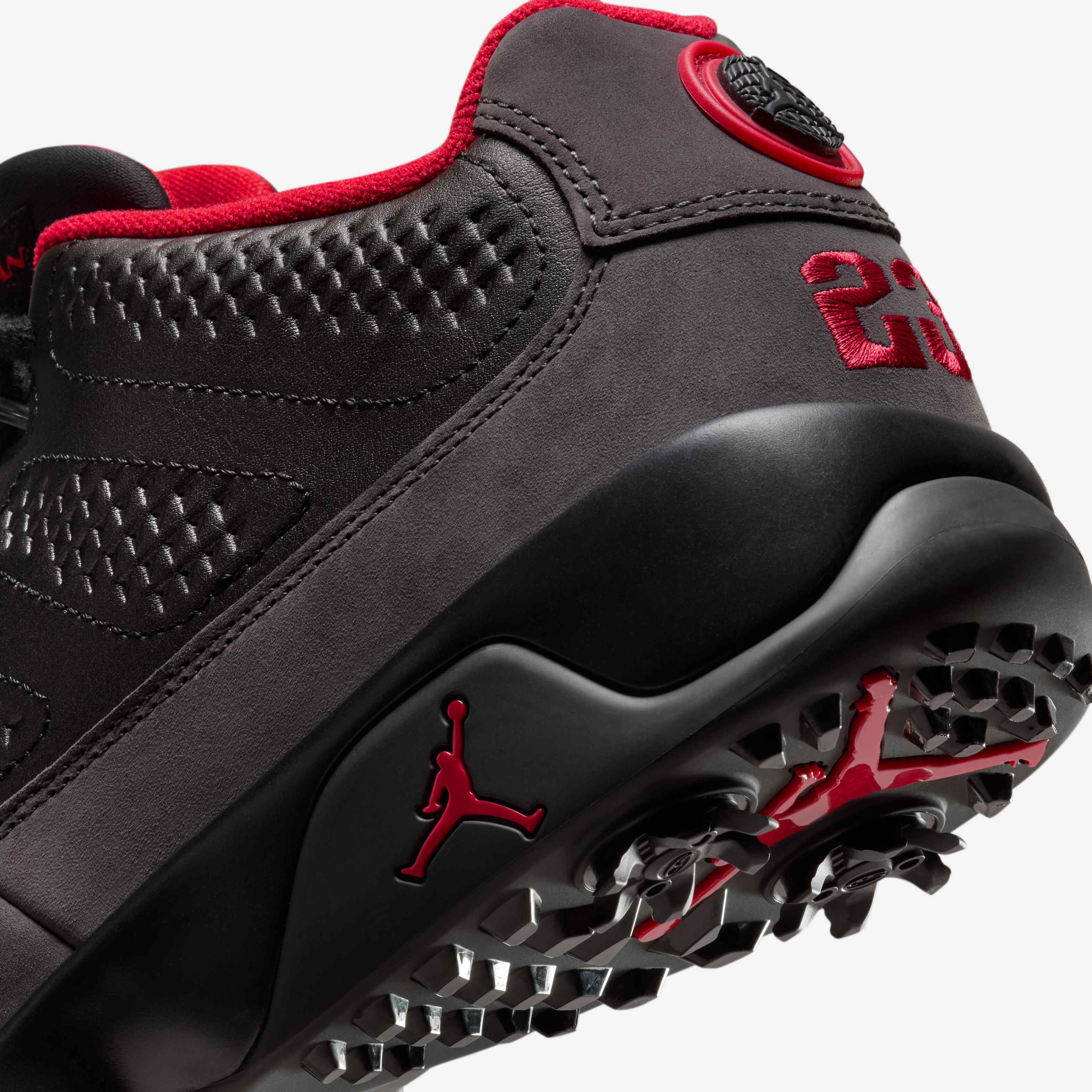Buy Air Jordan 9 G Golf Shoes Black True Red Dark Charcoal Nike UAE Official