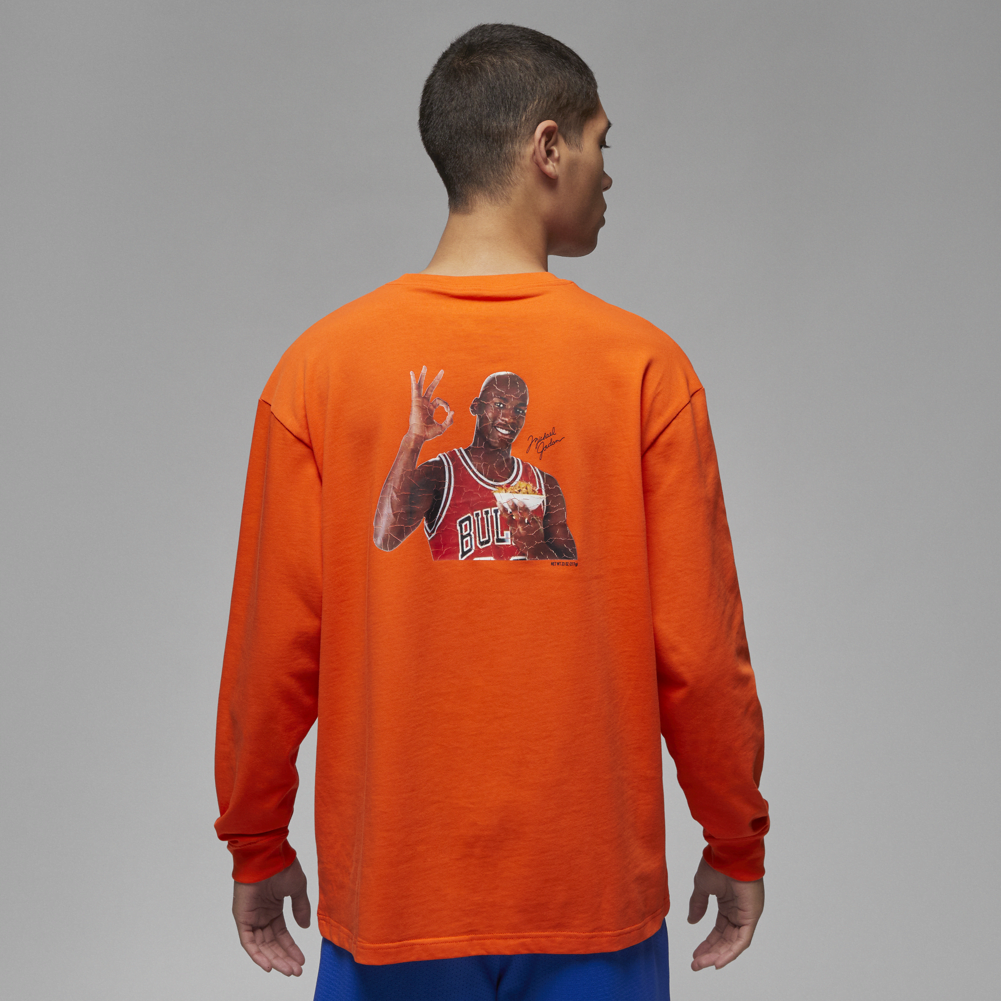Orange long hot sale sleeve nike shirt