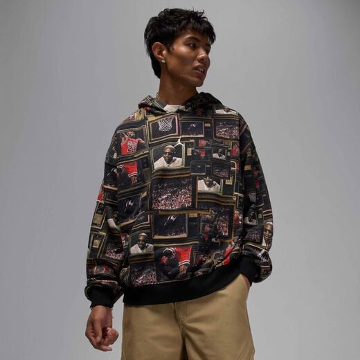 Men's Hoodies & Sweatshirts-JRDN, Jordan Brooklyn Fleece, Men's Printed Pullover Hoodie