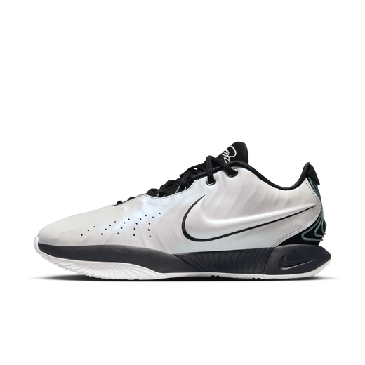 Basketball shoes nike black and white on sale