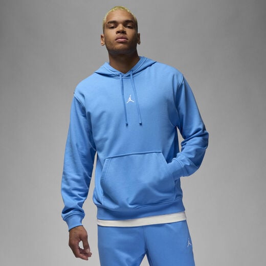 Jordan Cream & Blue-JRDN, Jordan Sport Crossover, Men's Dri-FIT Pullover Hoodie