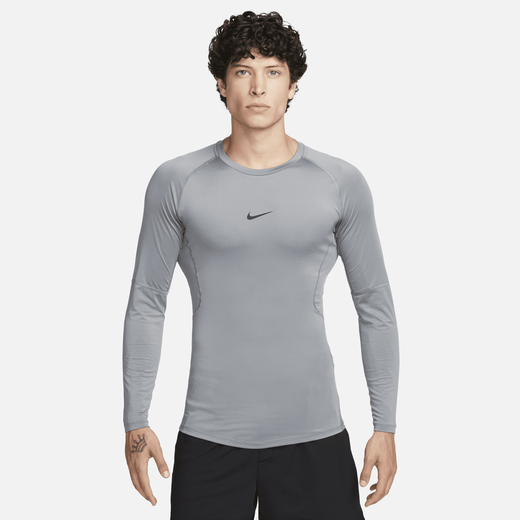 Men's tight fitting long sleeve shirts top