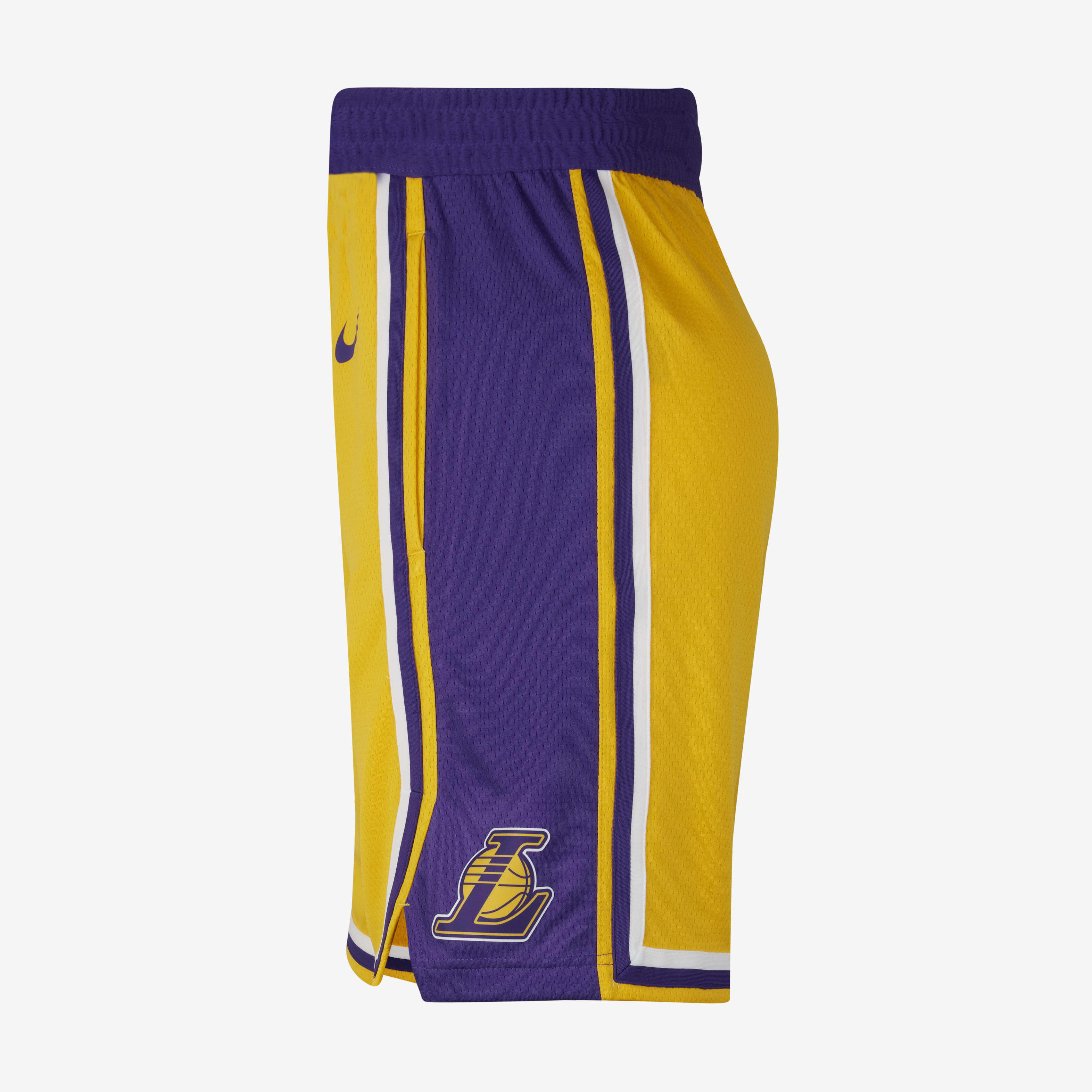 Buy Los Angeles Lakers Icon Edition Men s Nike NBA Swingman Shorts Nike UAE Official