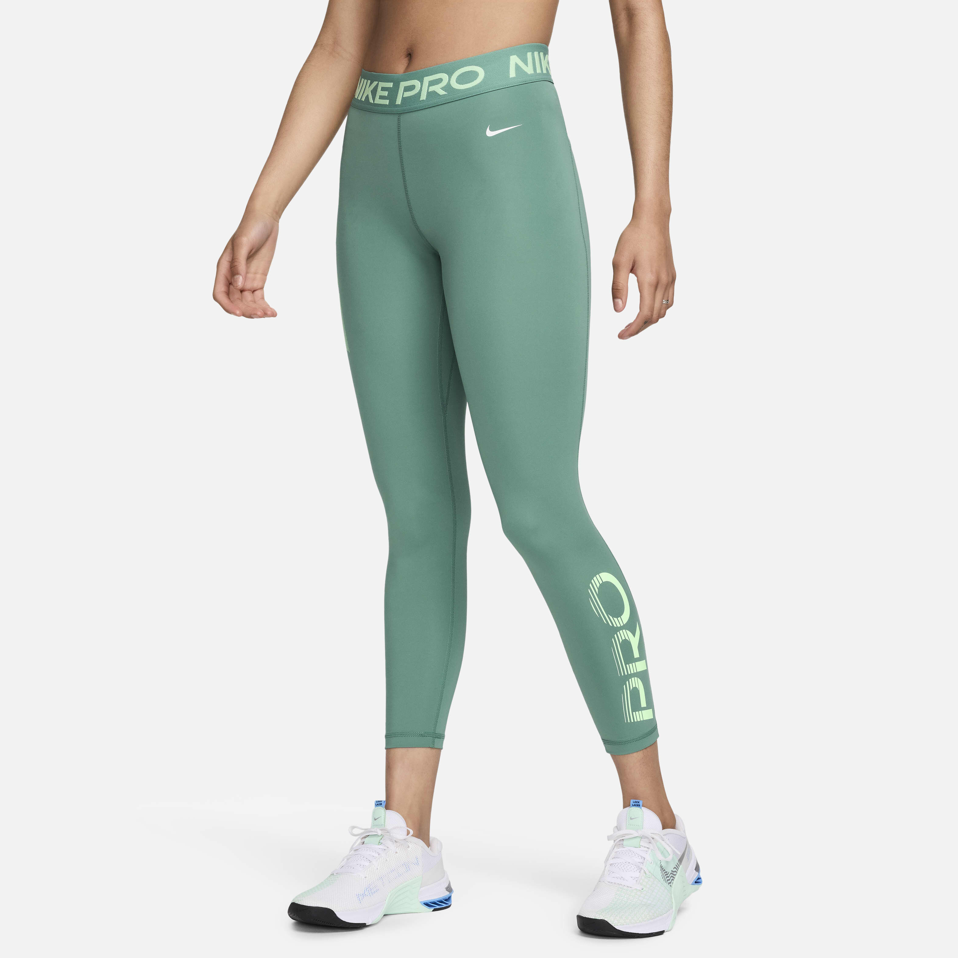 Nike pro intertwist leggings green outlet