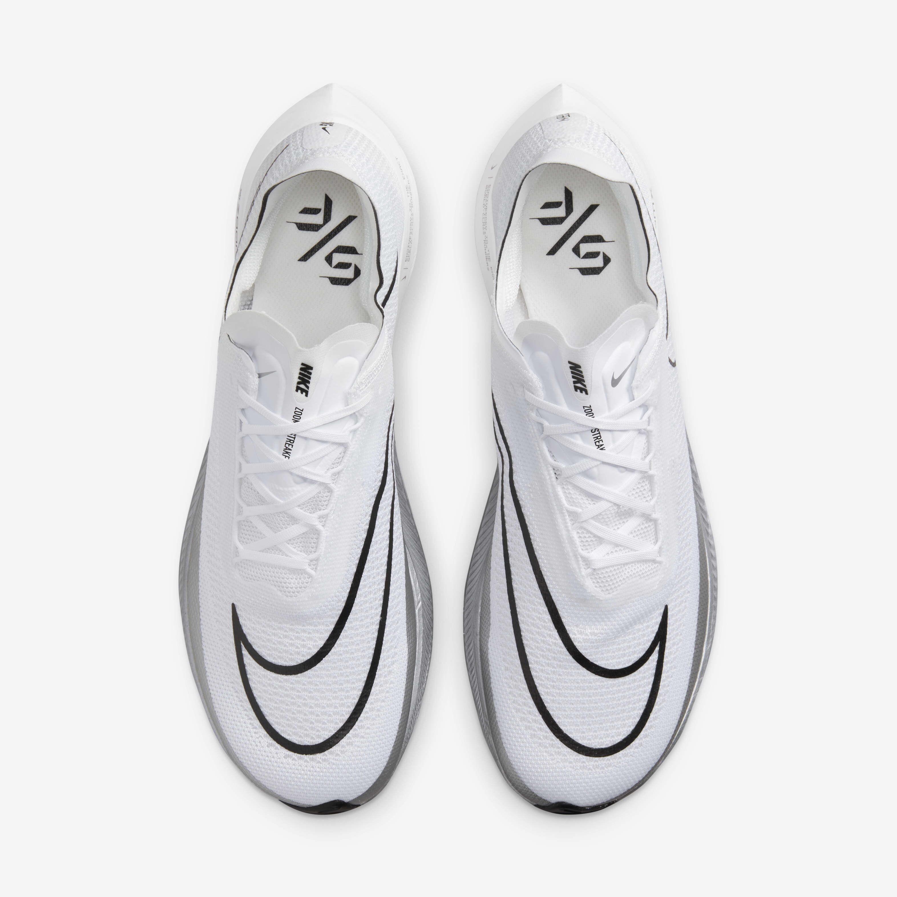 Buy Nike Streakfly Road Racing Shoes - White/Metallic Silver/Black