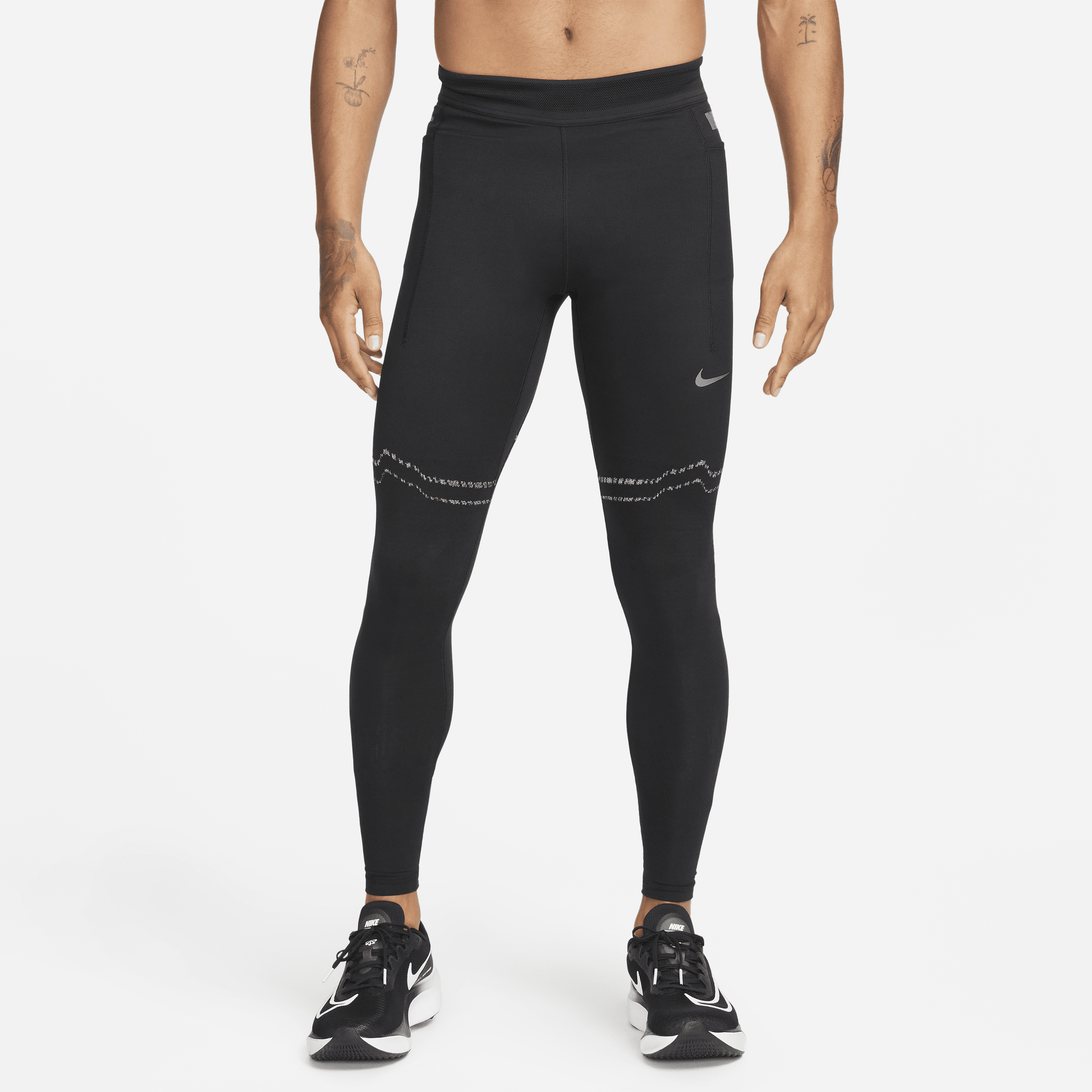 Mens running hot sale tights nike