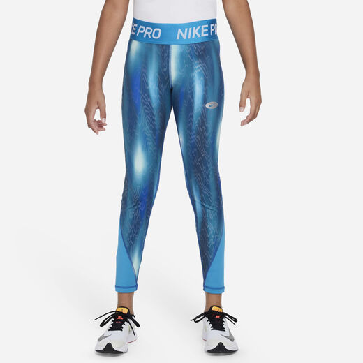 Training & Gym Trousers & Leggings-Nike, Nike Pro Dri-FIT Icon Clash, Older Kids' (Girls') Warm Printed Leggings Training & Gym Trousers & Leggings-Nike, Nike Pro Dri-FIT Icon Clash, Older Kids' (Girls') Warm Printed Leggings