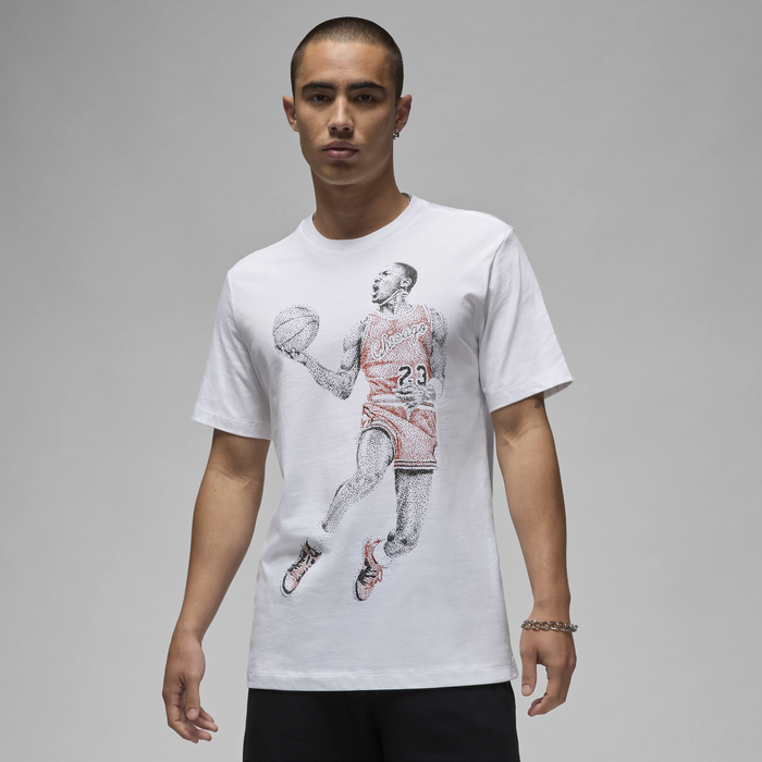 Buy Jordan Men's T-Shirt White/Black Nike UAE Official