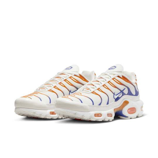 Orange and blue top nike air max plus