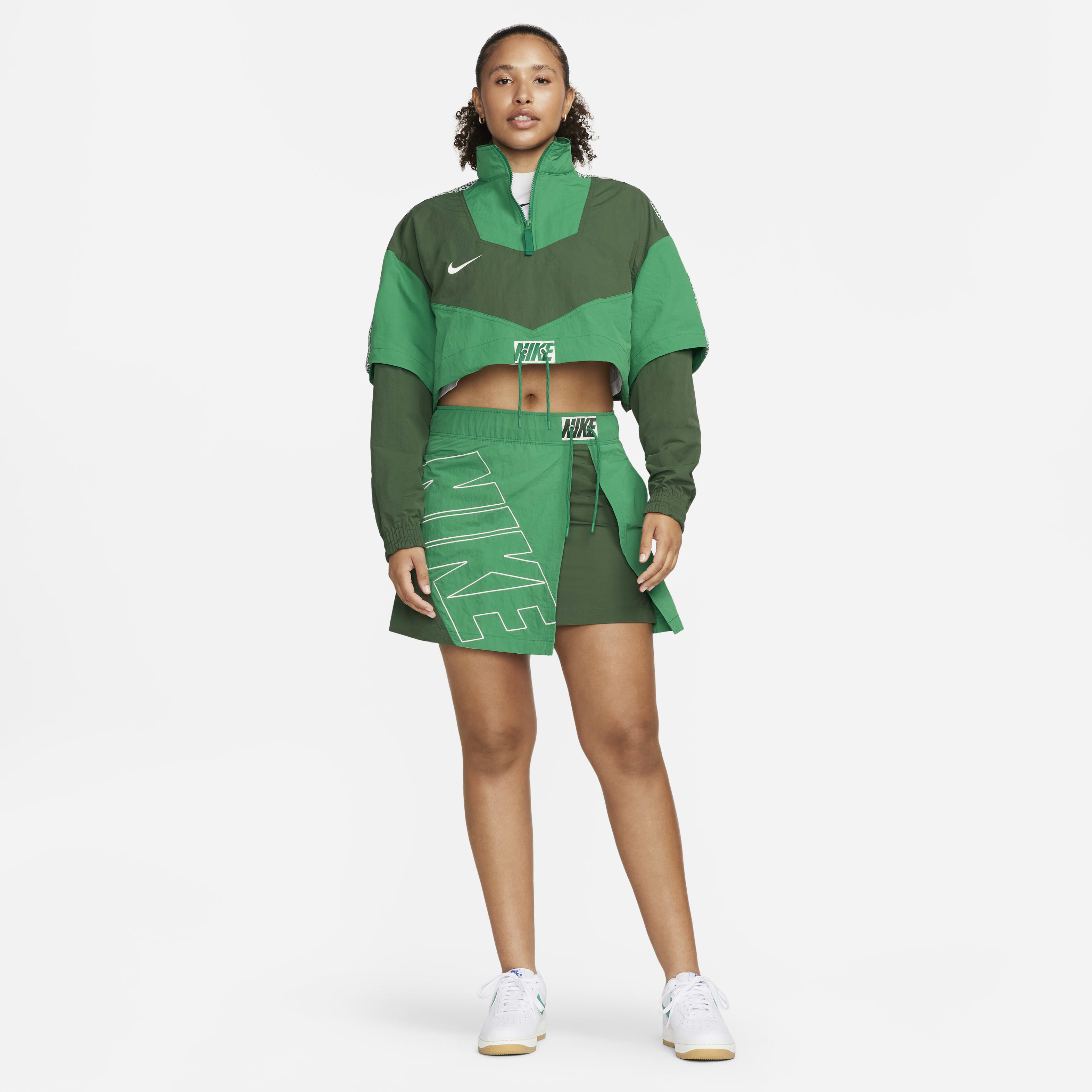 Nike skirt and jacket set clearance
