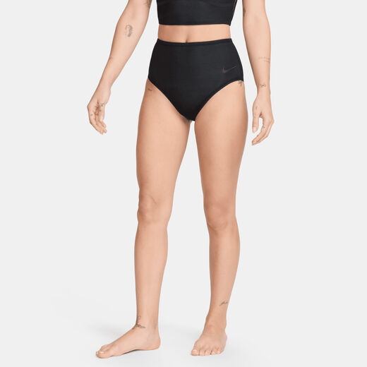 Women's Swimwear-Nike Swim, Nike Swim Fusion Wild Water, Women's High-Waist Reversible Bottoms