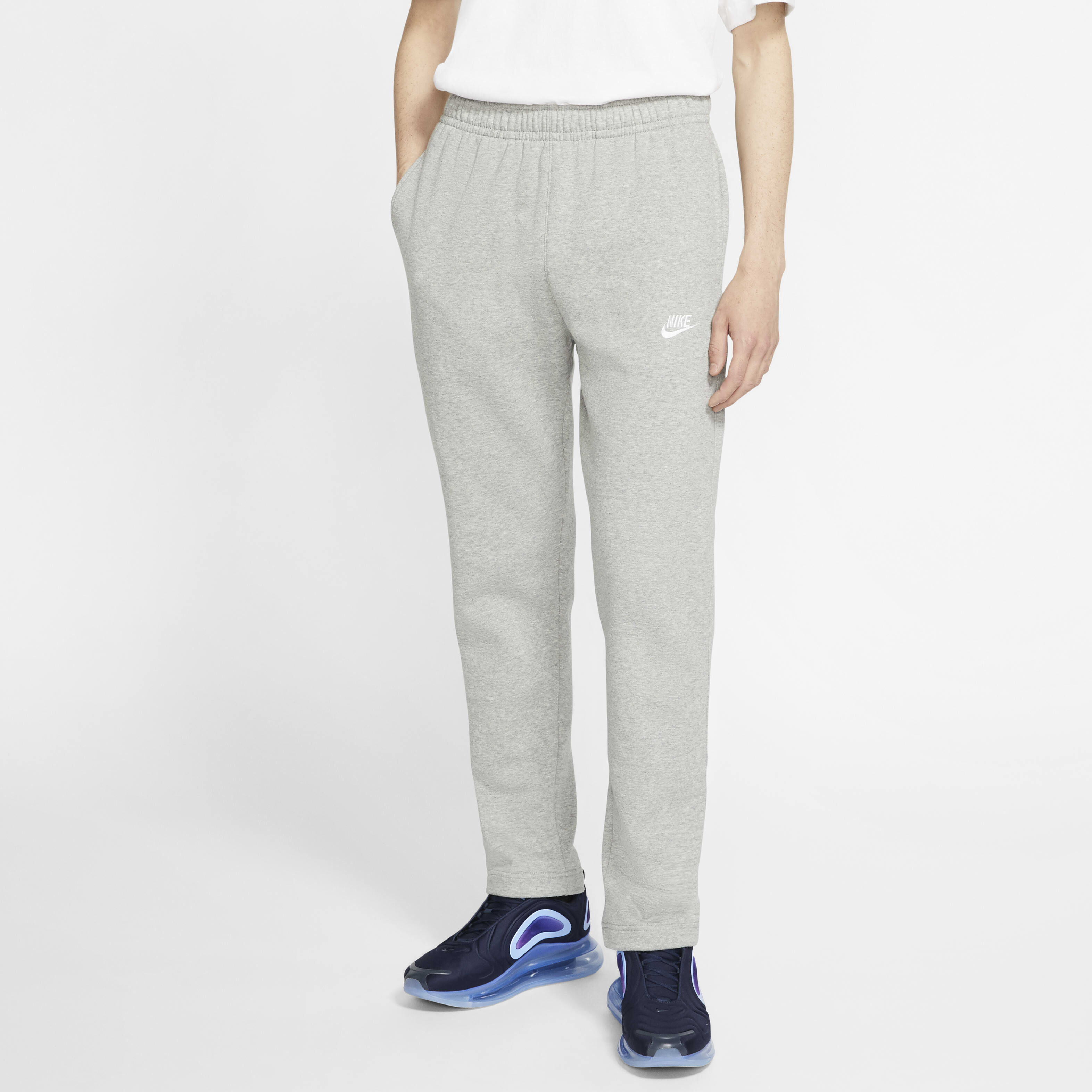 Nike sportswear club fleece grey sweatpants deals