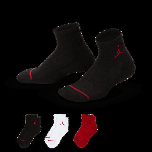 Ankle-JRDN, Jordan, Little Kids' Ankle Socks (3 Pairs)