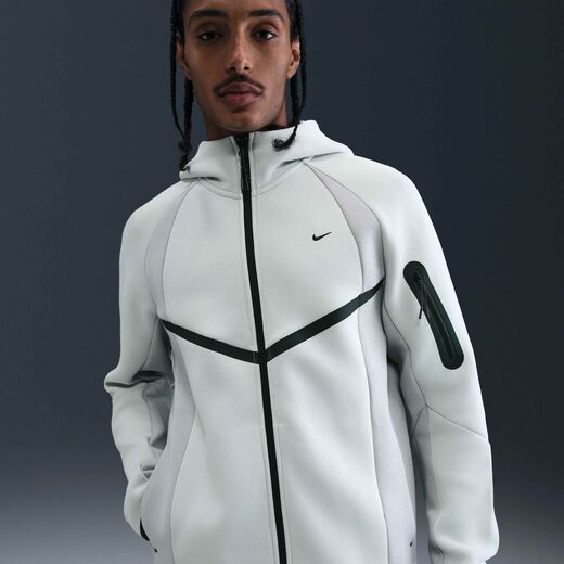 New In Men's Jackets & Gilets-Nike, Nike Tech, Men's Colour-Block Full-Zip Fleece Windrunner Jacket