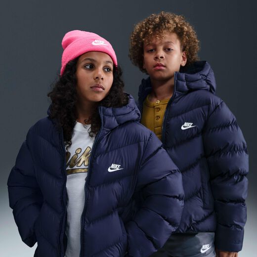 Kids' Puffer Jackets-Nike, Nike Sportswear All Day Play, Older Kids' Therma-FIT Loose-Fit Puffer Jacket