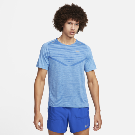 Shop Tech Knit Men s Dri FIT ADV Short sleeve Running Top Nike UAE