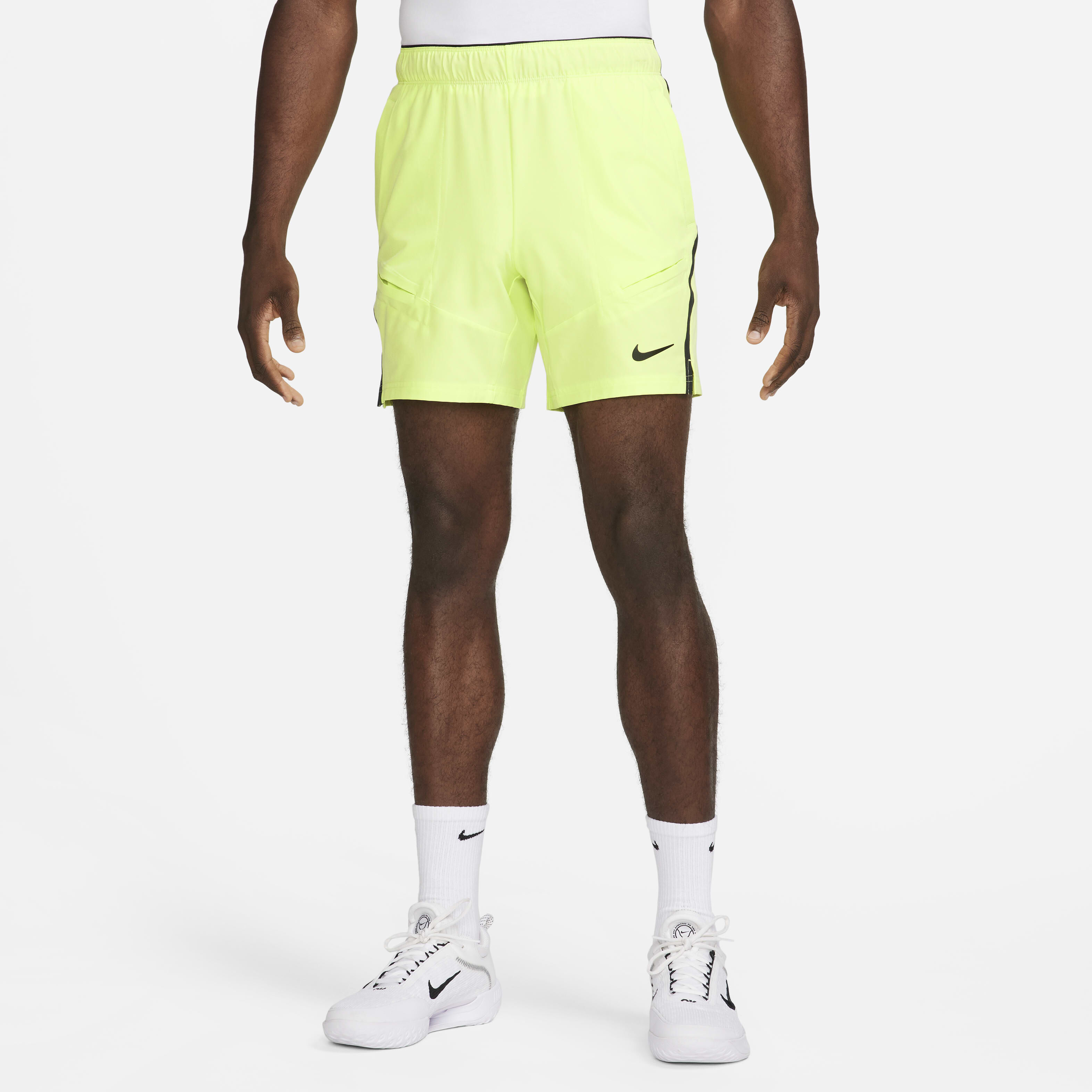 Yellow and white nike shorts hotsell