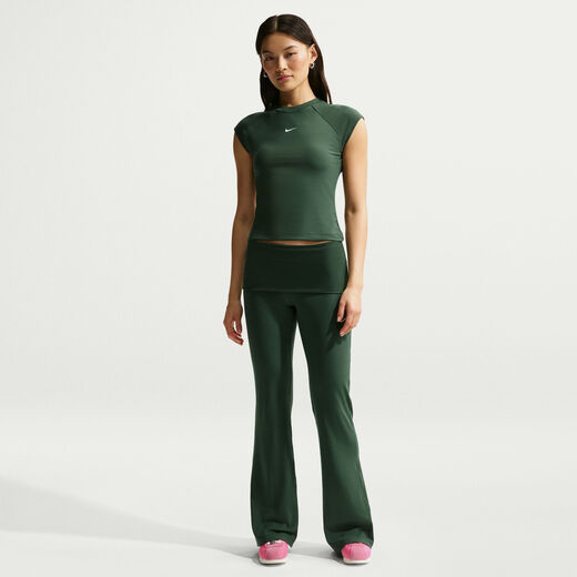 New In-Nike, Nike Sportswear Chill Knit, Women's Tight Short-Sleeve Ribbed Top