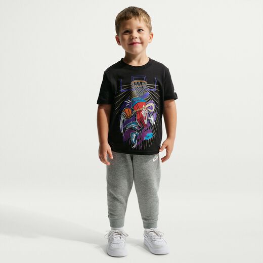 New In Kids' Short Sleeves Shirts-Nike, Nike, Little Kids' Boxy Street Dunk T-Shirt