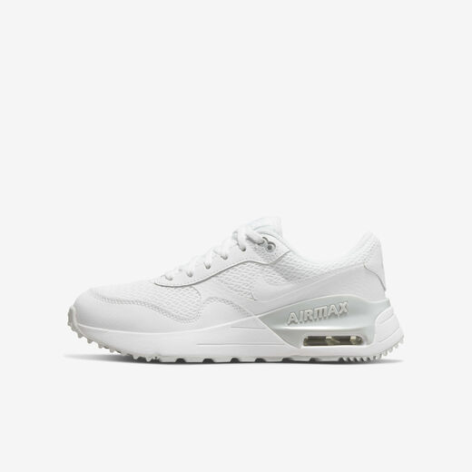 Triple White-Nike, Nike Air Max SYSTM, Older Kids' Shoes