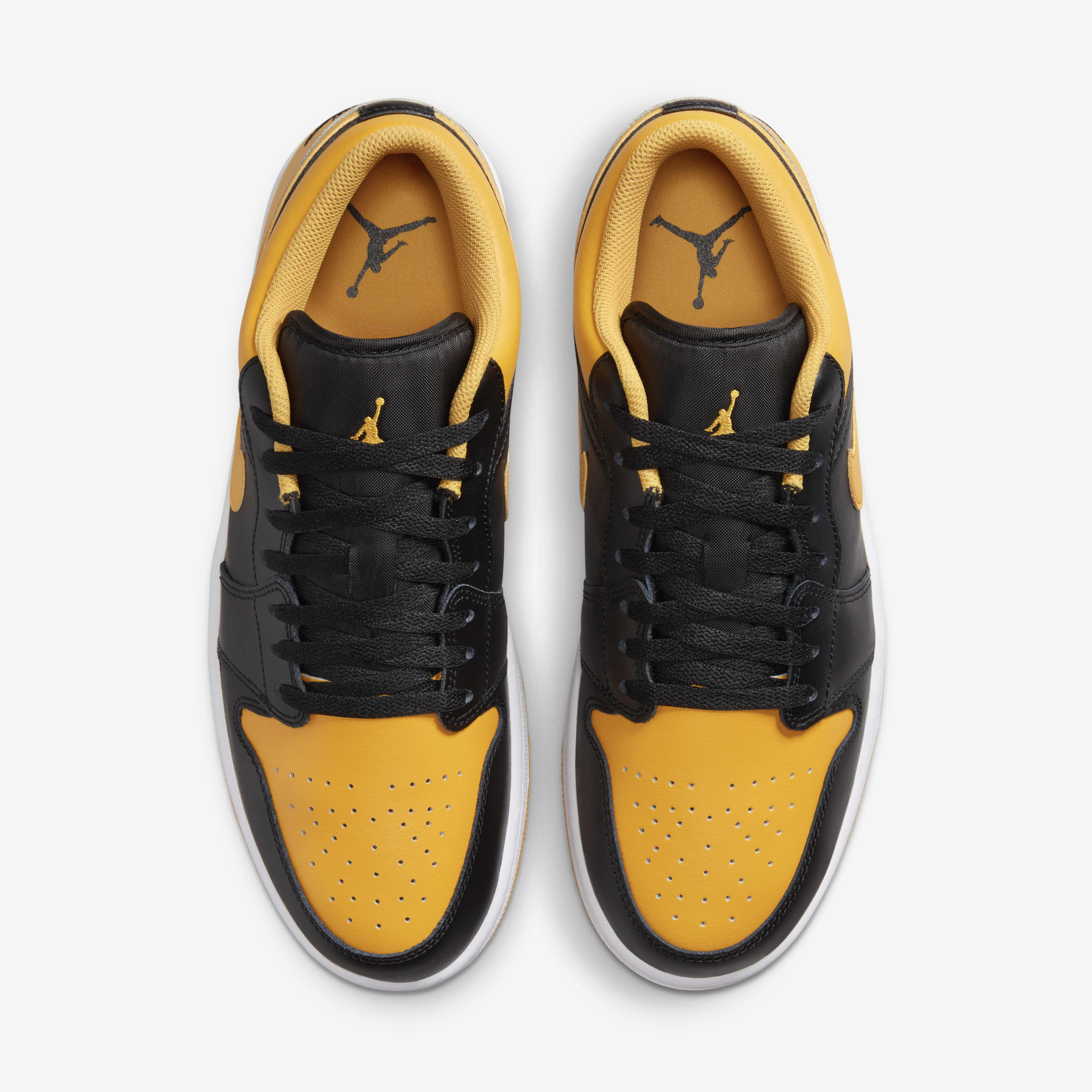 NIKE AIR JORDAN 1 LOW BLACK/YELLOW 29㎝ Size 10 - Air Jordan 1 SE Low Vivid Orange for sale online