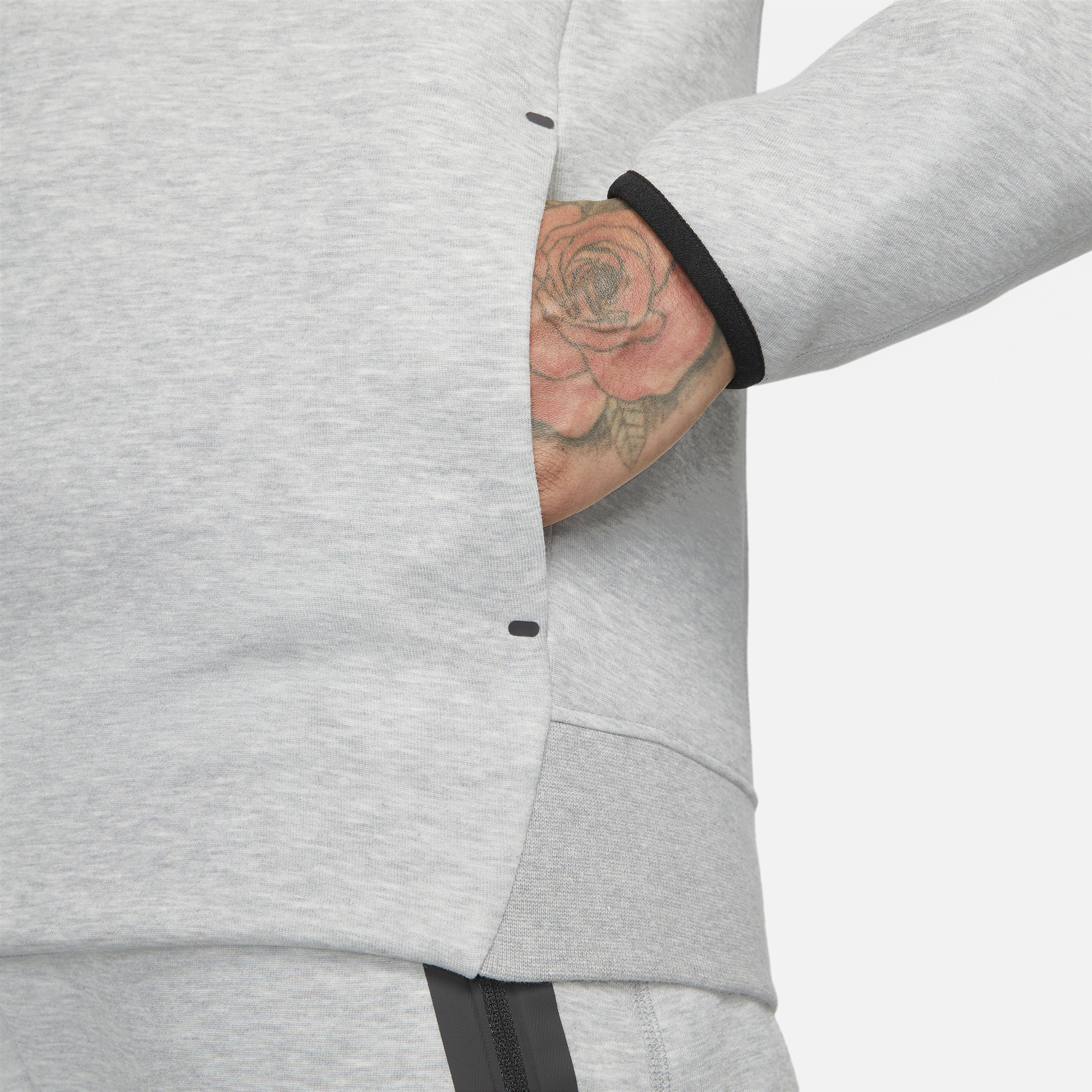 Nike tech hot sale fleece hoodie grey