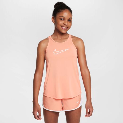 Kids' Sleeveless Tank Tops-Nike, Nike One Classic, Older Kids' (Girls') Dri-FIT Tank Top
