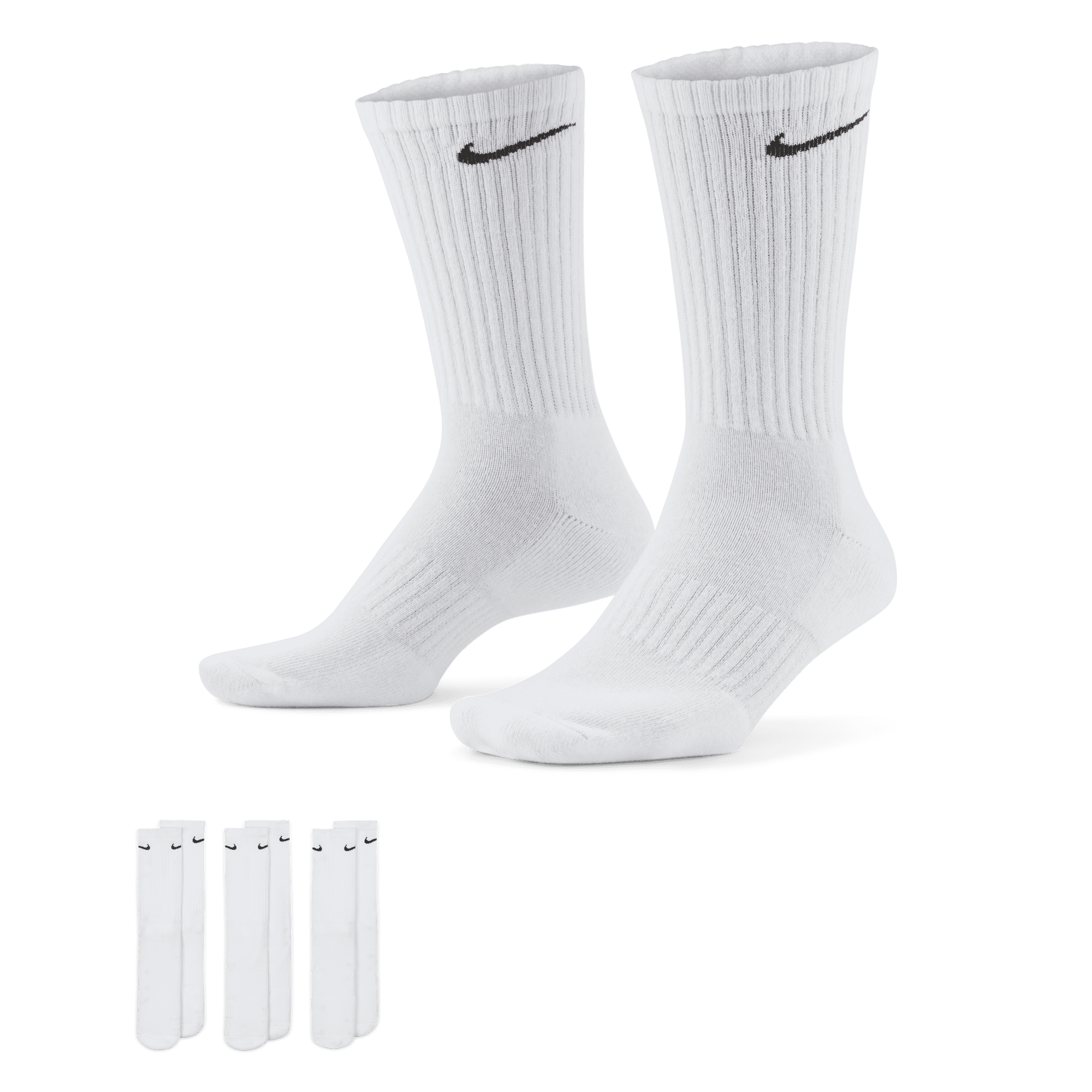Nike mens outlet white socks