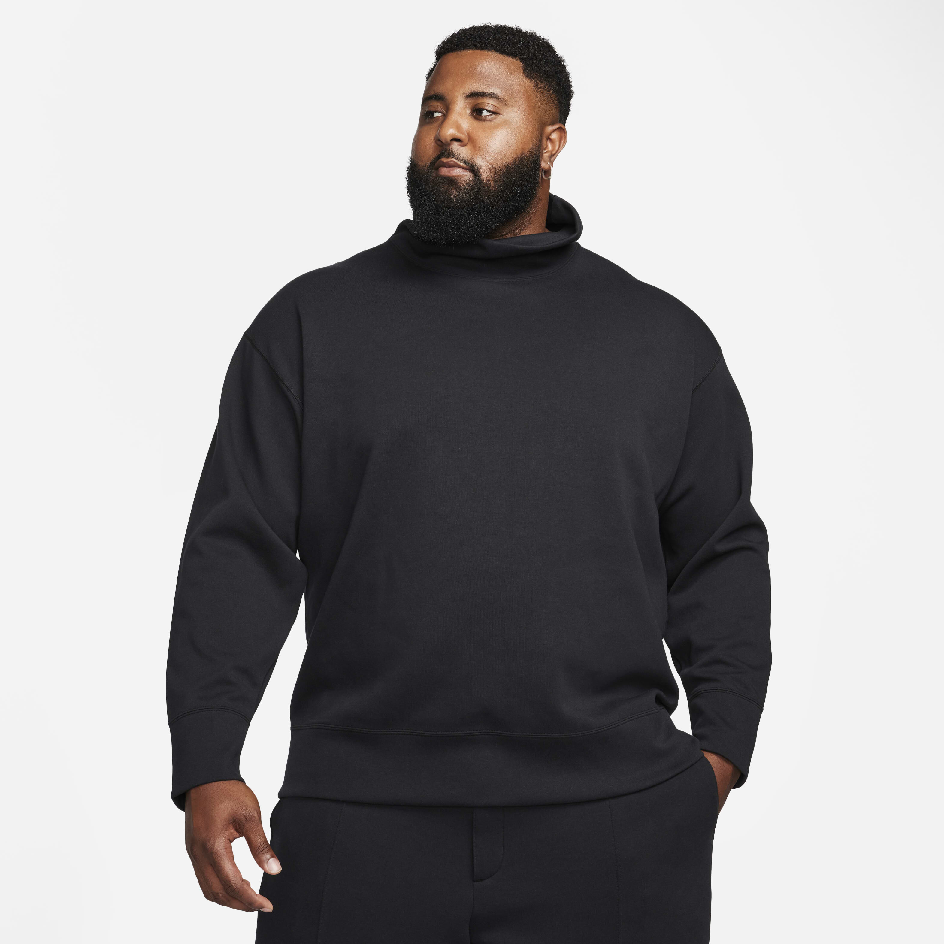 Nike fleece turtleneck discount