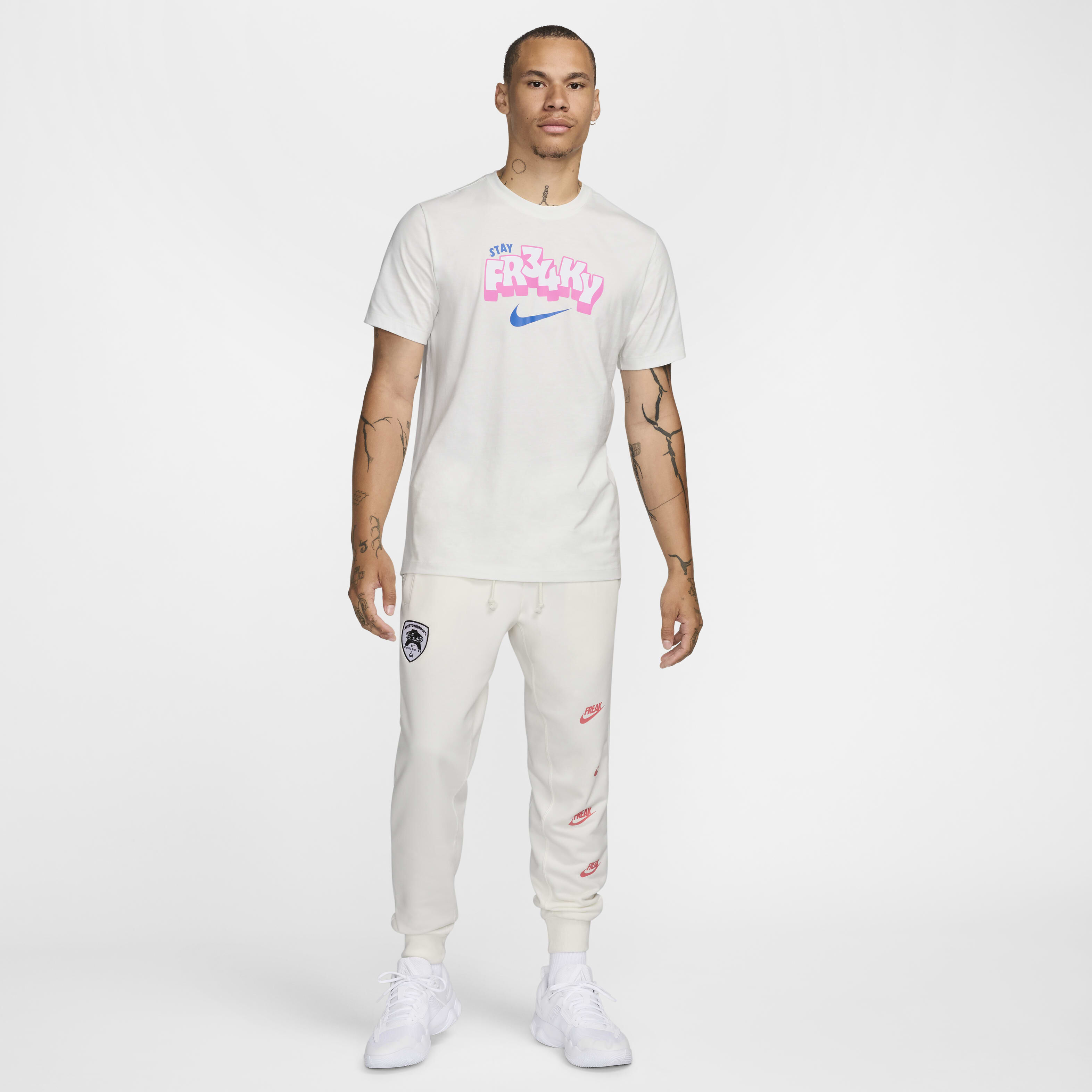 ★明るい季節にポップでかわいいく NIKE Giannis Ｔシャツ Nike - Nike Giannis Basketball T-Shirt 'White' - NBA