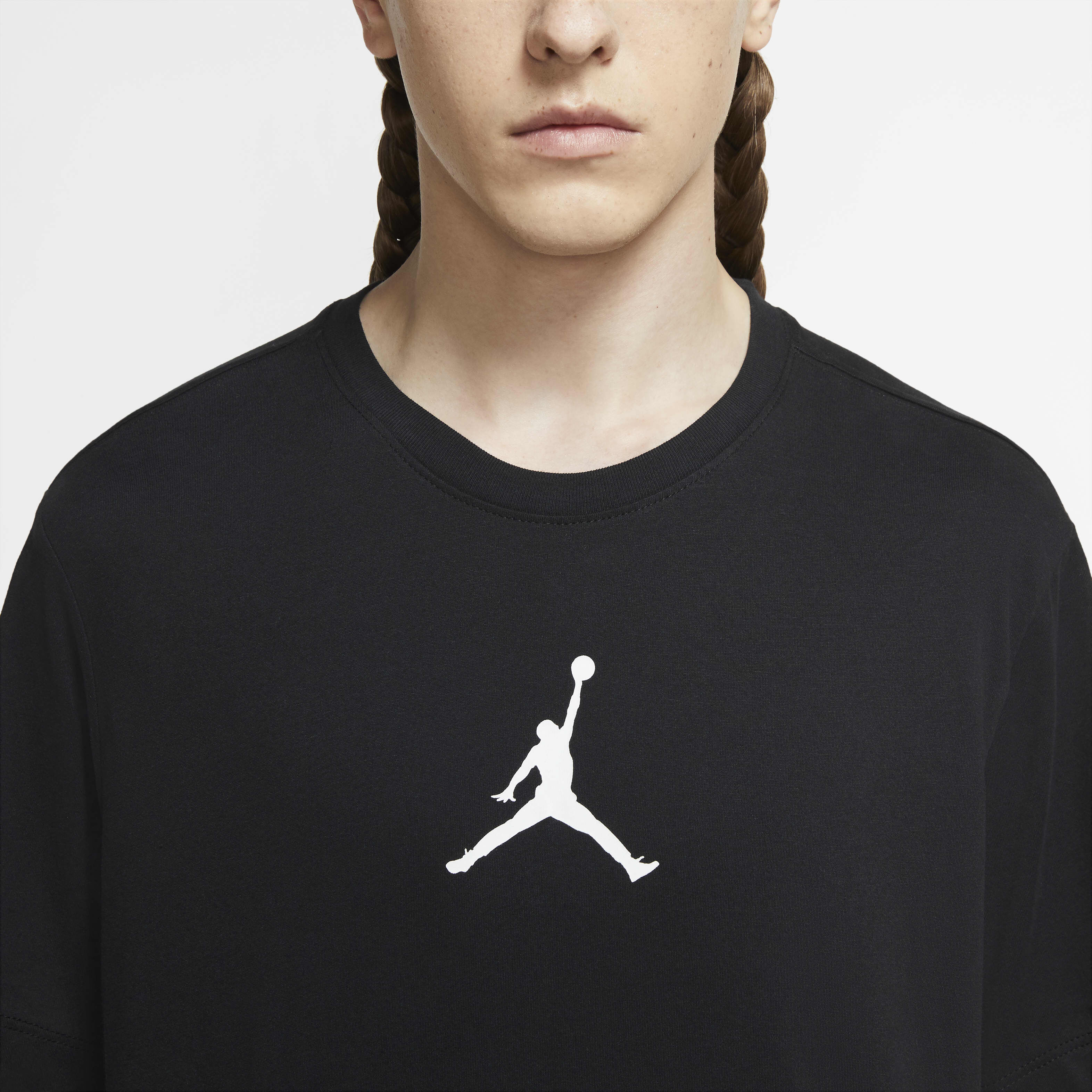 Tシャツ・カットソー Nike Jordan Jumpman Men's T-Shirt CW5190-010 Buy Jordan Jumpman Men's T-Shirt - Black/White | Nike UAE