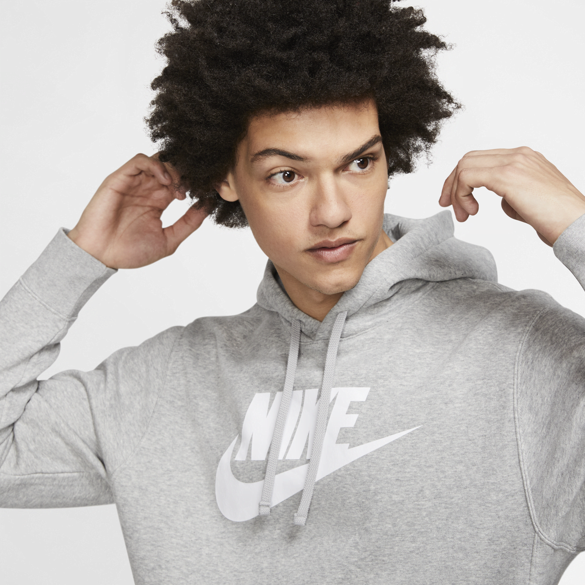 Shop Sportswear Club Fleece Men s Graphic Pullover Hoodie Nike UAE