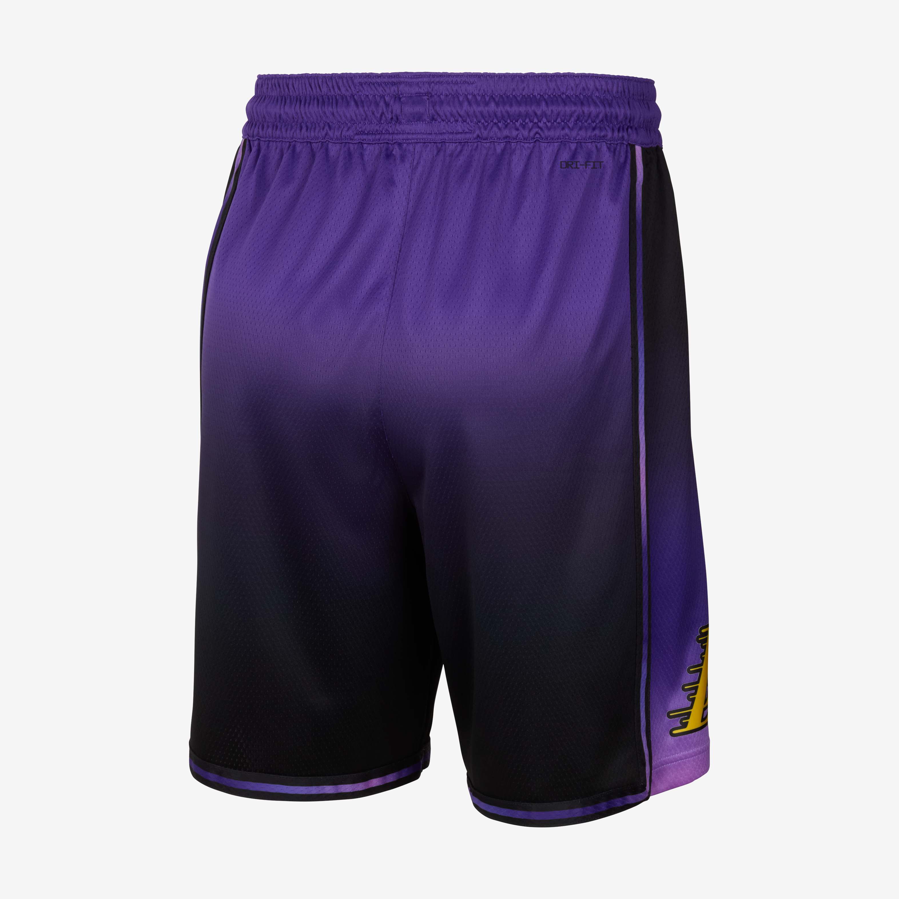 Buy Los Angeles Lakers 2024 25 City Edition Men s Nike Dri FIT NBA Swingman Shorts Field Purple Amarillo Nike UAE Official