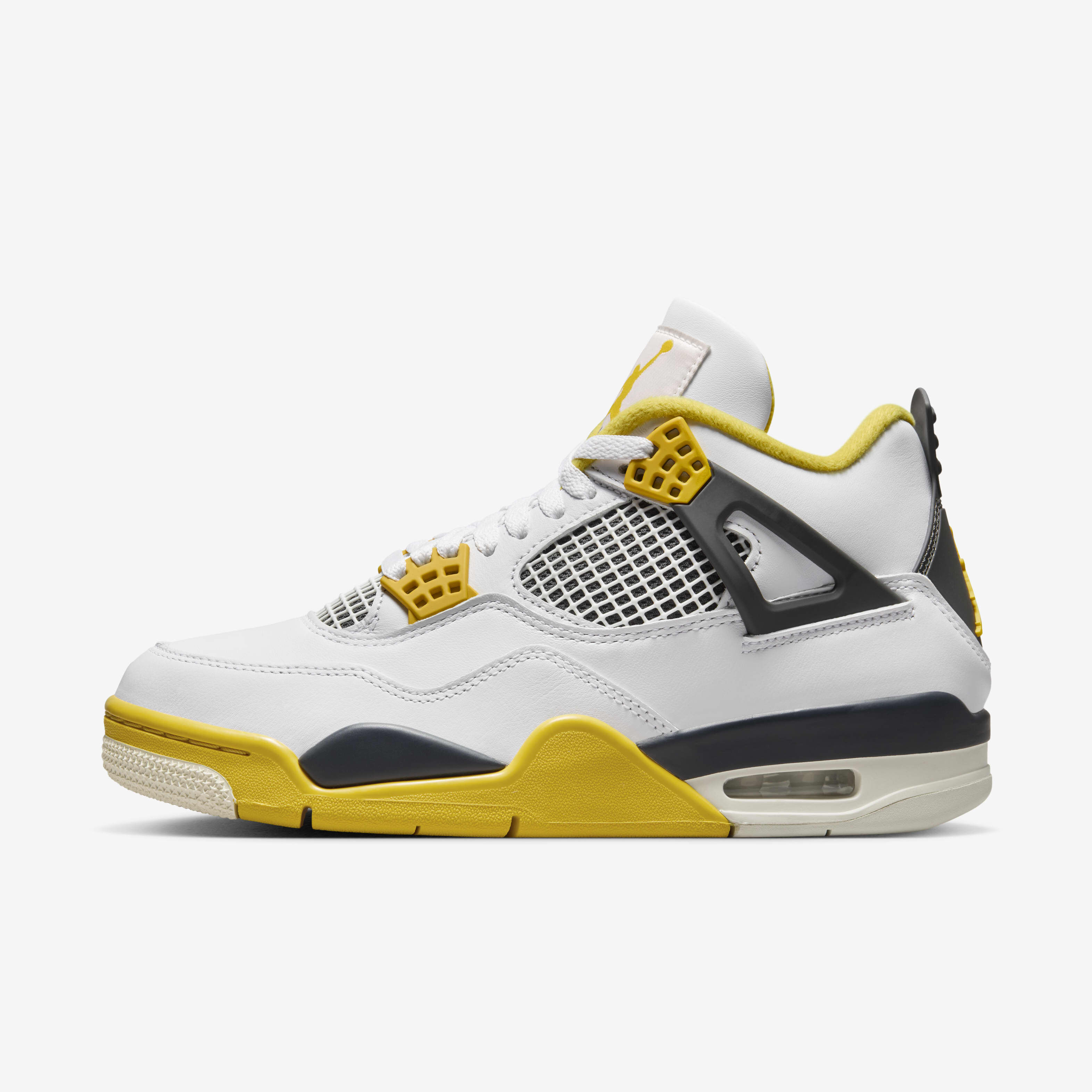 Yellow white jordans top