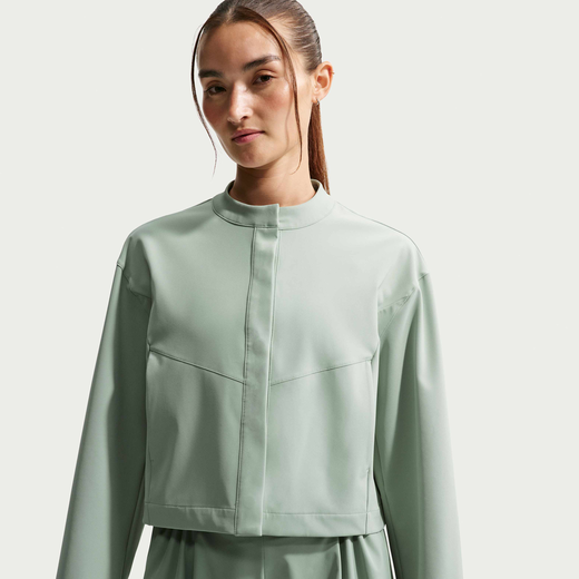 Training & Gym Jackets & Gilets-Nike, Nike 24.7 PerfectStretch, Women's Dri-FIT Loose-Fit Cropped Jacket