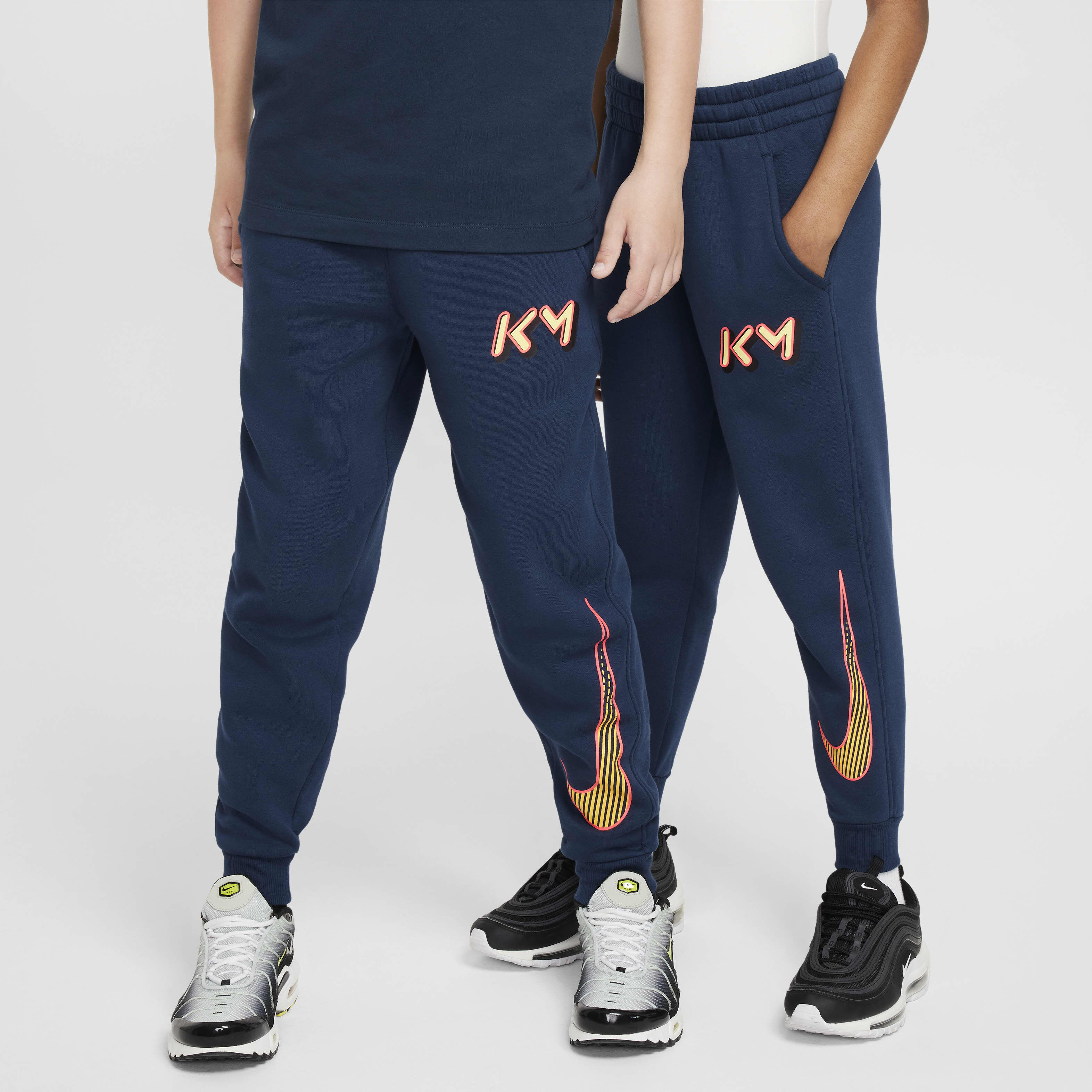 Navy blue joggers kids shop