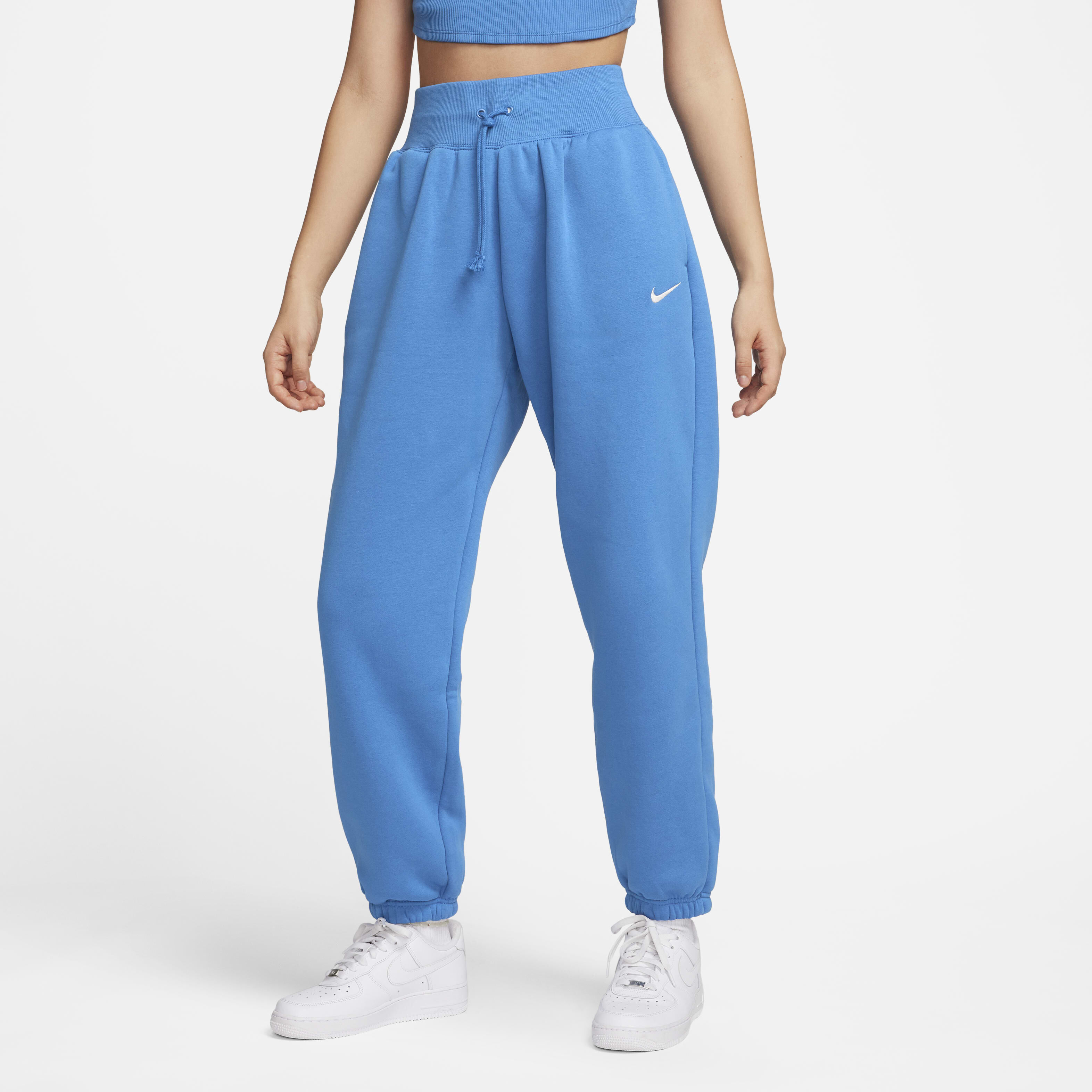 Buy Nike Sportswear Phoenix Fleece Women s High Waisted Oversized Tracksuit Bottoms Nike UAE Official