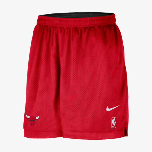 Clothing-Nike, Chicago Bulls Courtside, Men's Nike NBA Mesh Training Shorts
