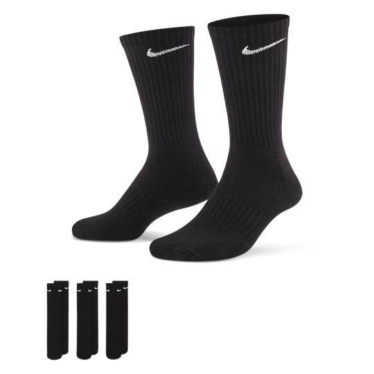 Shop Everyday Cushioned Training Crew Socks (3 Pairs) | Nike UAE
